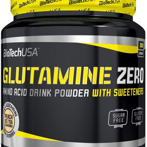 BioTechUSA Glutamine Zero, Peach Ice Tea - 300g