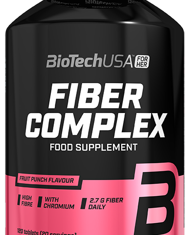 BioTechUSA Fiber Complex, Fruit Punch - 120 tablets