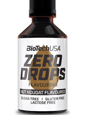 BioTechUSA Zero Drops, Nut Nougat - 50 ml.