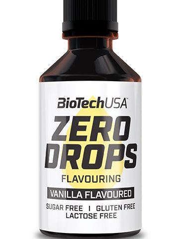 BioTechUSA Zero Drops, Vanilla - 50 ml.