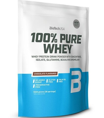BioTechUSA 100% Pure Whey, Bourbon Vanilla - 1000g