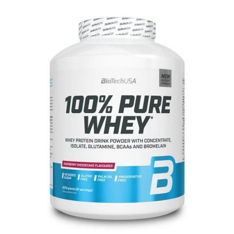 BioTechUSA 100% Pure Whey, Strawberry - 2270g