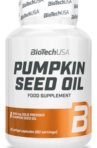 BioTechUSA Pumpkin Seed Oil, 1000mg - 60 softgels