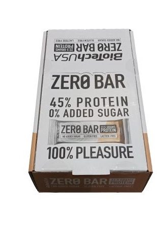 BioTechUSA Zero Bar, Cappuccino - 20 x 50g