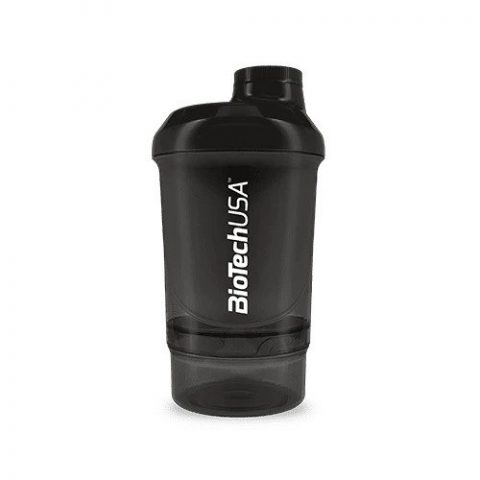 BioTechUSA Wave+ Shaker, Black Smoke - 300 ml. (+ 150 ml.)