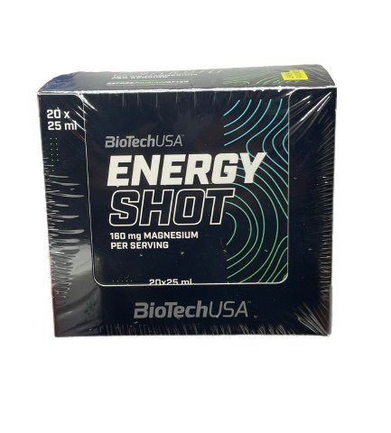 BioTechUSA Energy Shot, Lemon - 20 x 25 ml.