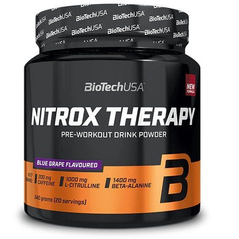 BioTechUSA Nitrox Therapy, Blue Grape - 340g