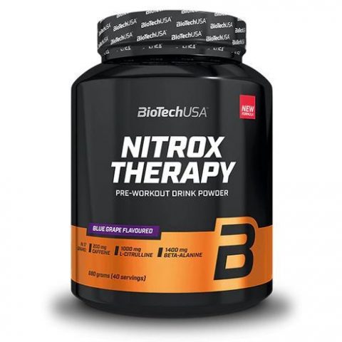 BioTechUSA Nitrox Therapy, Blue Grape - 680g