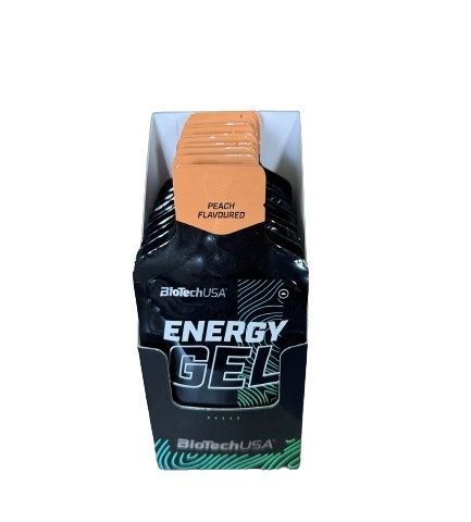 BioTechUSA Energy Gel, Peach - 12 x 40g