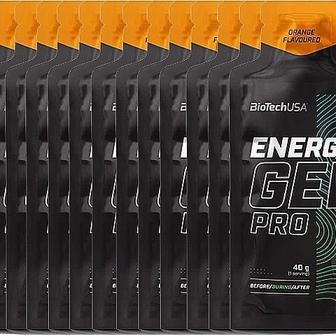 BioTechUSA Energy Gel Pro, Orange - 12 x 40g