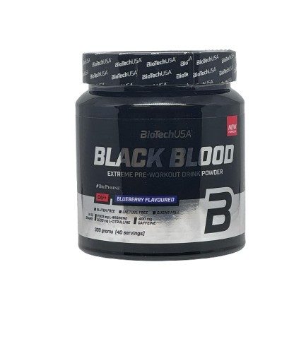 BioTechUSA Black Blood CAF+, Blueberry - 300g