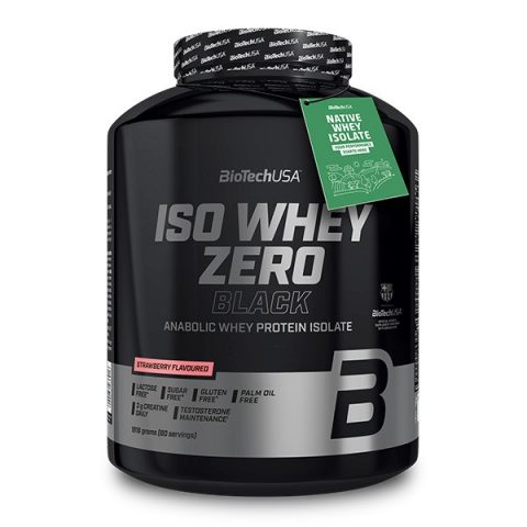 BioTechUSA Iso Whey Zero Black, Strawberry - 1816g