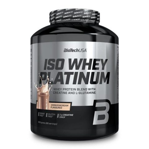 BioTechUSA Iso Whey Platinum, Cookies & Cream - 1816g